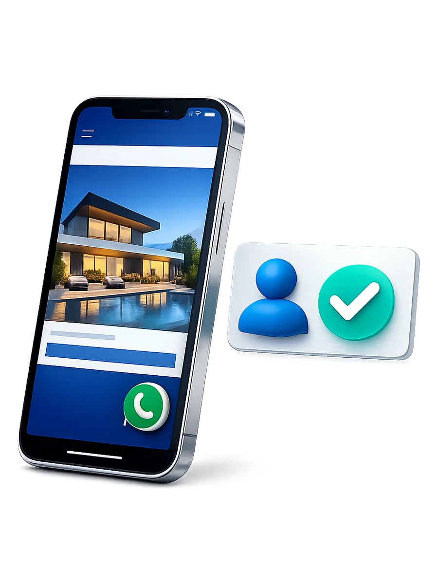 Celular recebendo um novo contato com nome e telefone